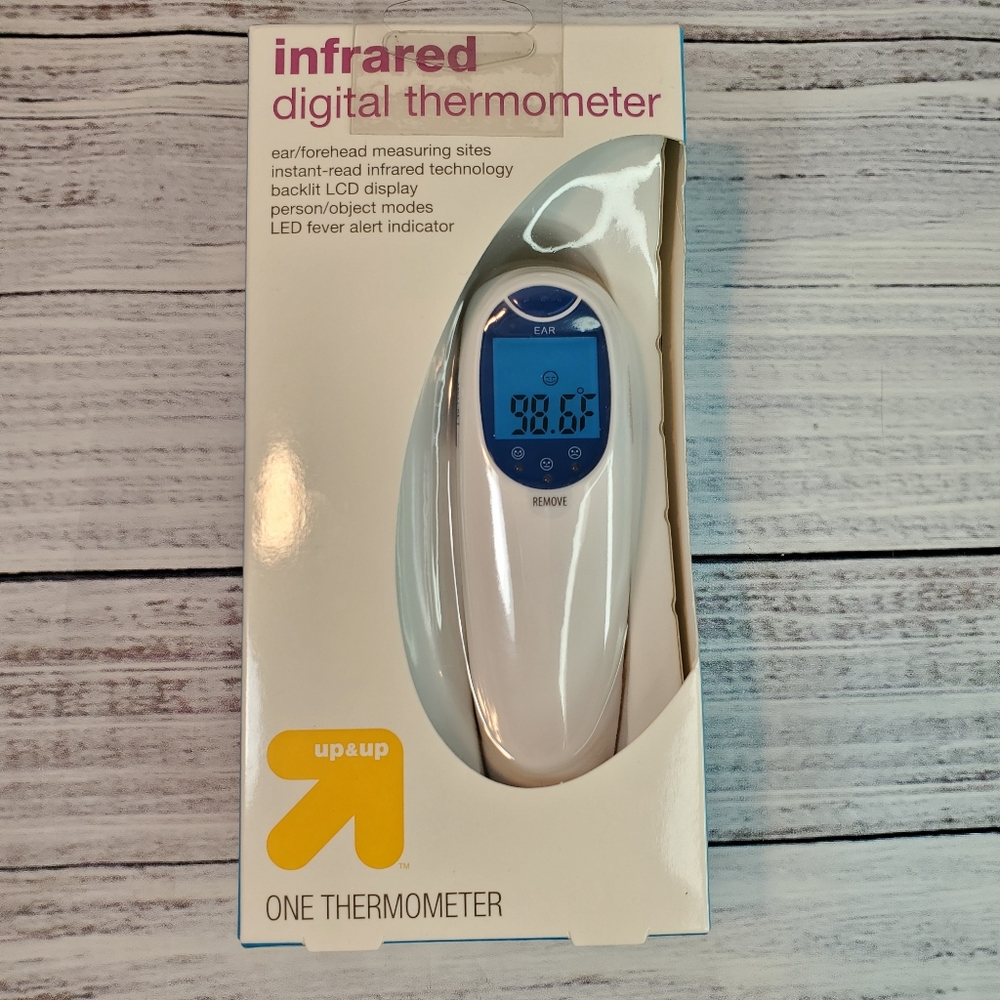 Infrared Digital Thermometer Ear/Forehead Measuring Fever Alert I…